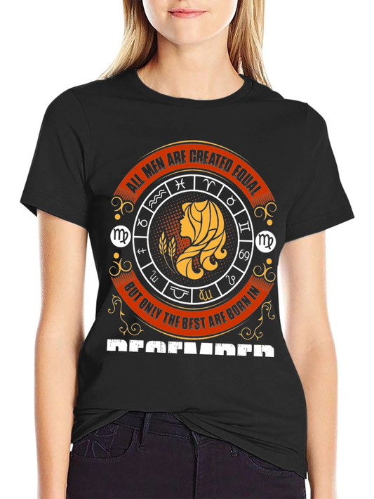 All Men Born in December T-Shirt - Zodiac Virgo