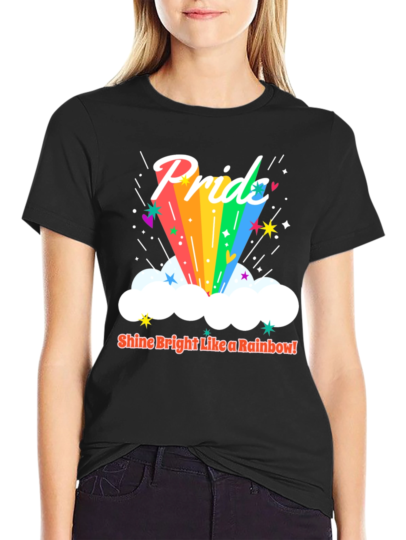Pride Rainbow Graphic Tee