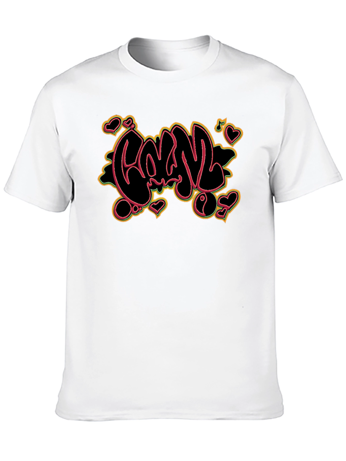 Cool Graphic T-Shirt - Black