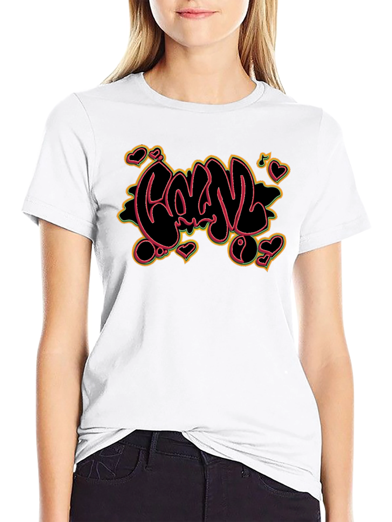 Cool Graphic T-Shirt - Black