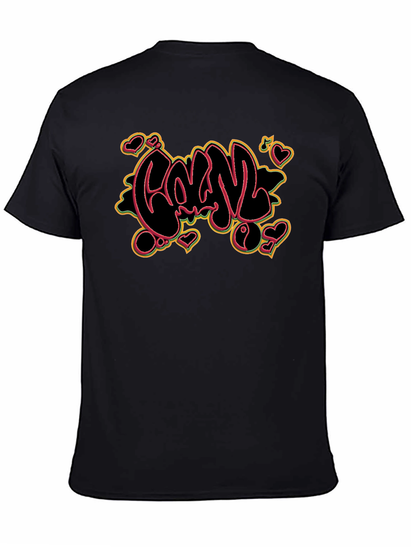 Cool Graphic T-Shirt - Black