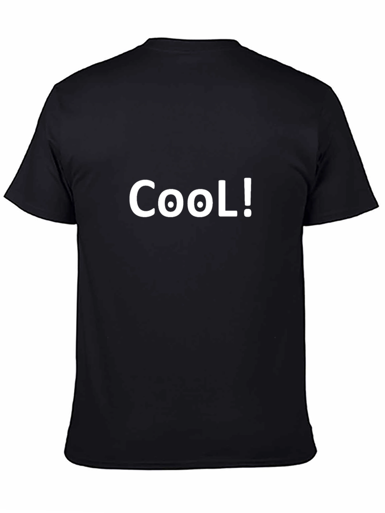Cool! Black T-Shirt - Stylish and Comfortable