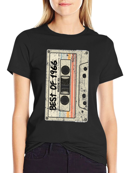 Vintage Best of 1966 Cassette Tape Graphic T-Shirt