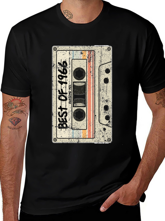 Vintage Best of 1966 Cassette Tape Graphic T-Shirt