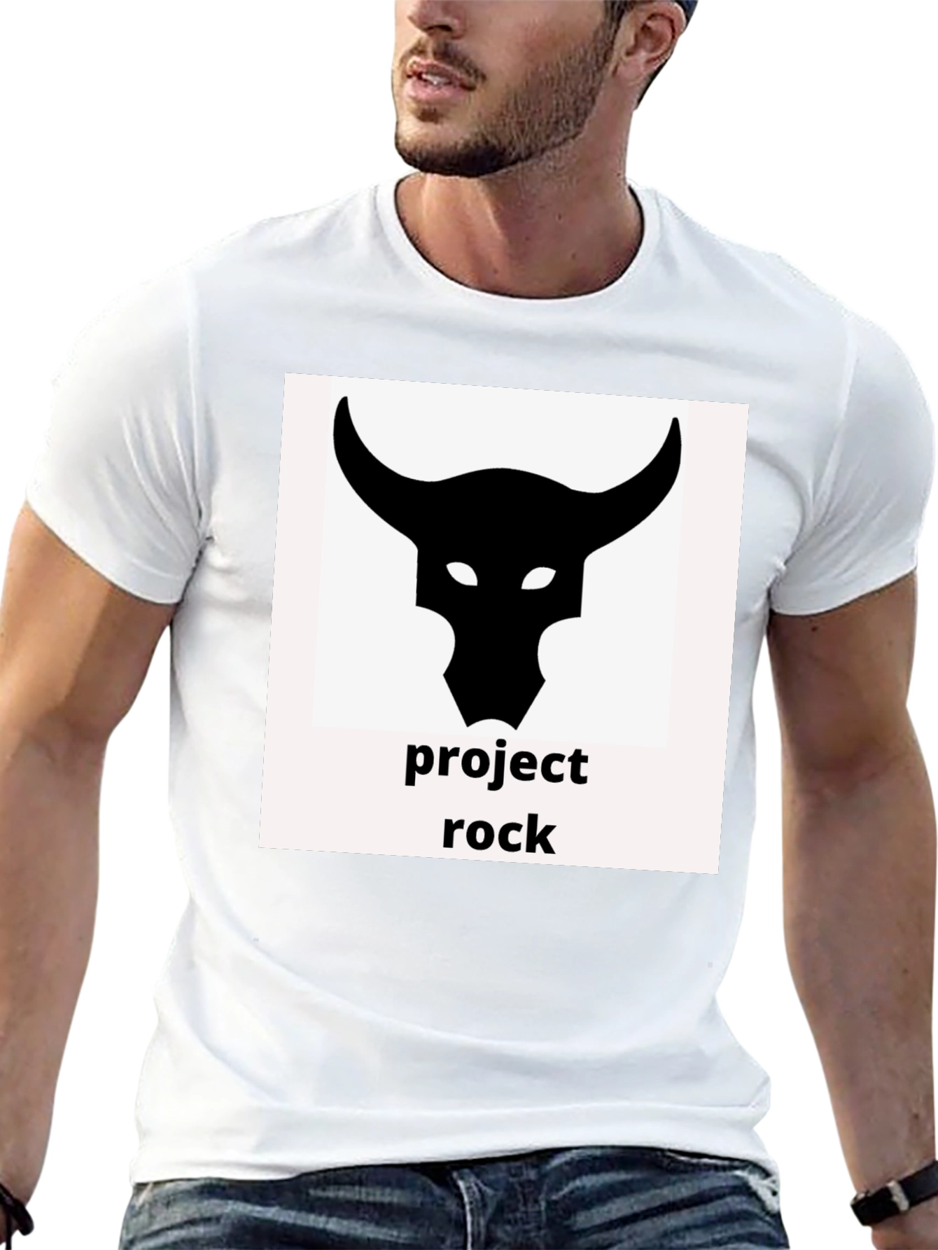 Project Rock Bull T-Shirt Black