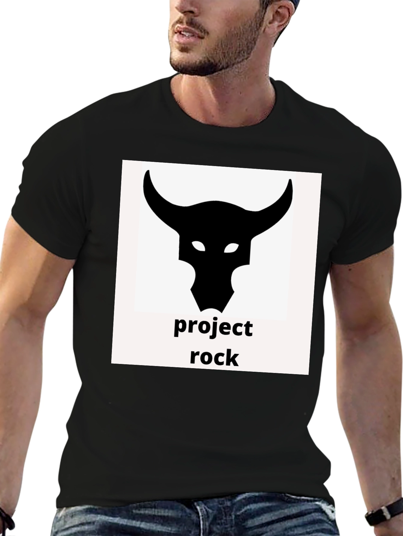 Project Rock Bull T-Shirt Black