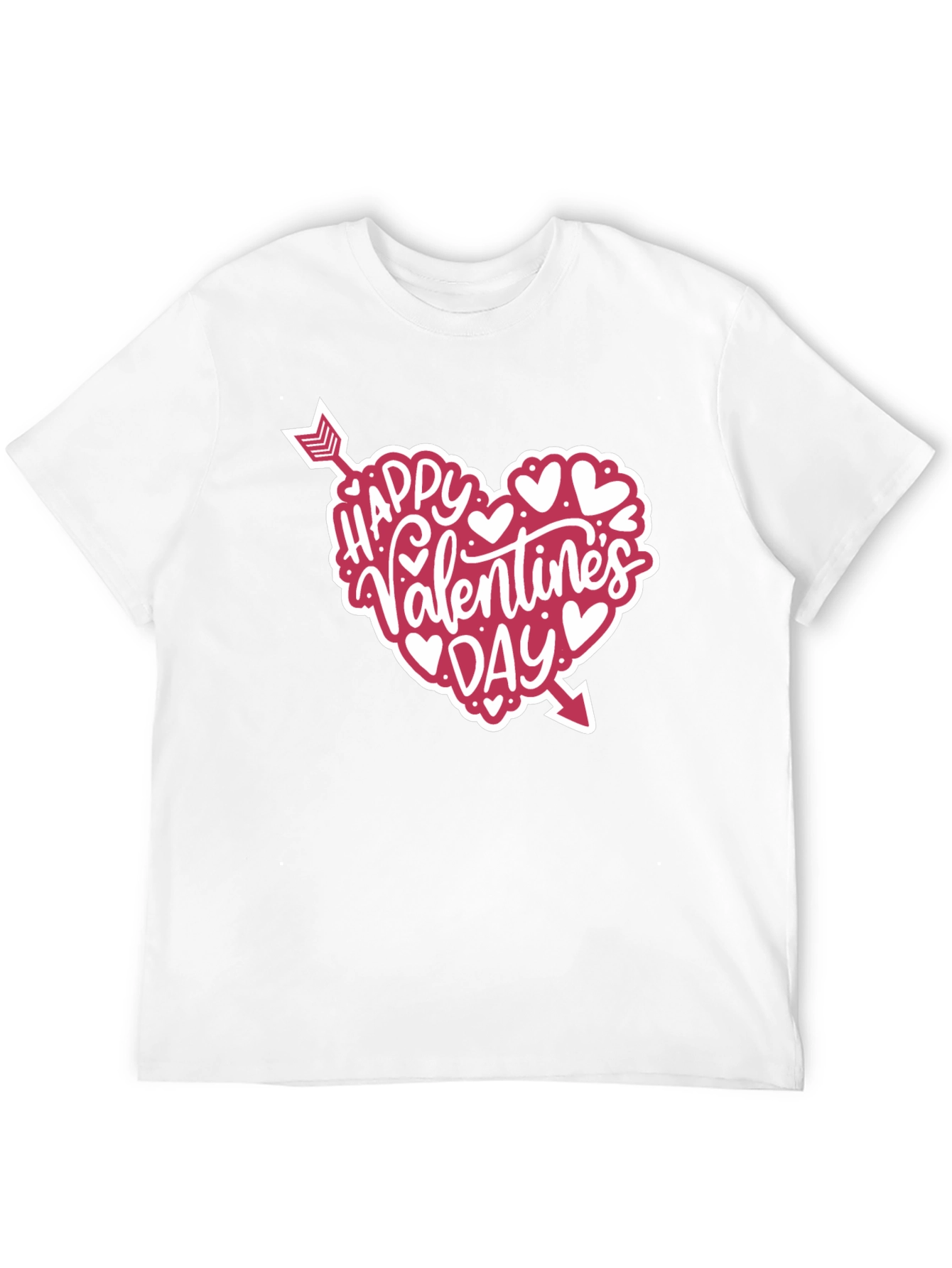 Valentines Day Heart Arrow Graphic Tee