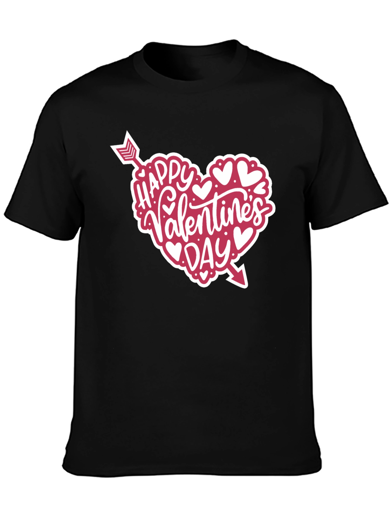 Valentines Day Heart Arrow Graphic Tee