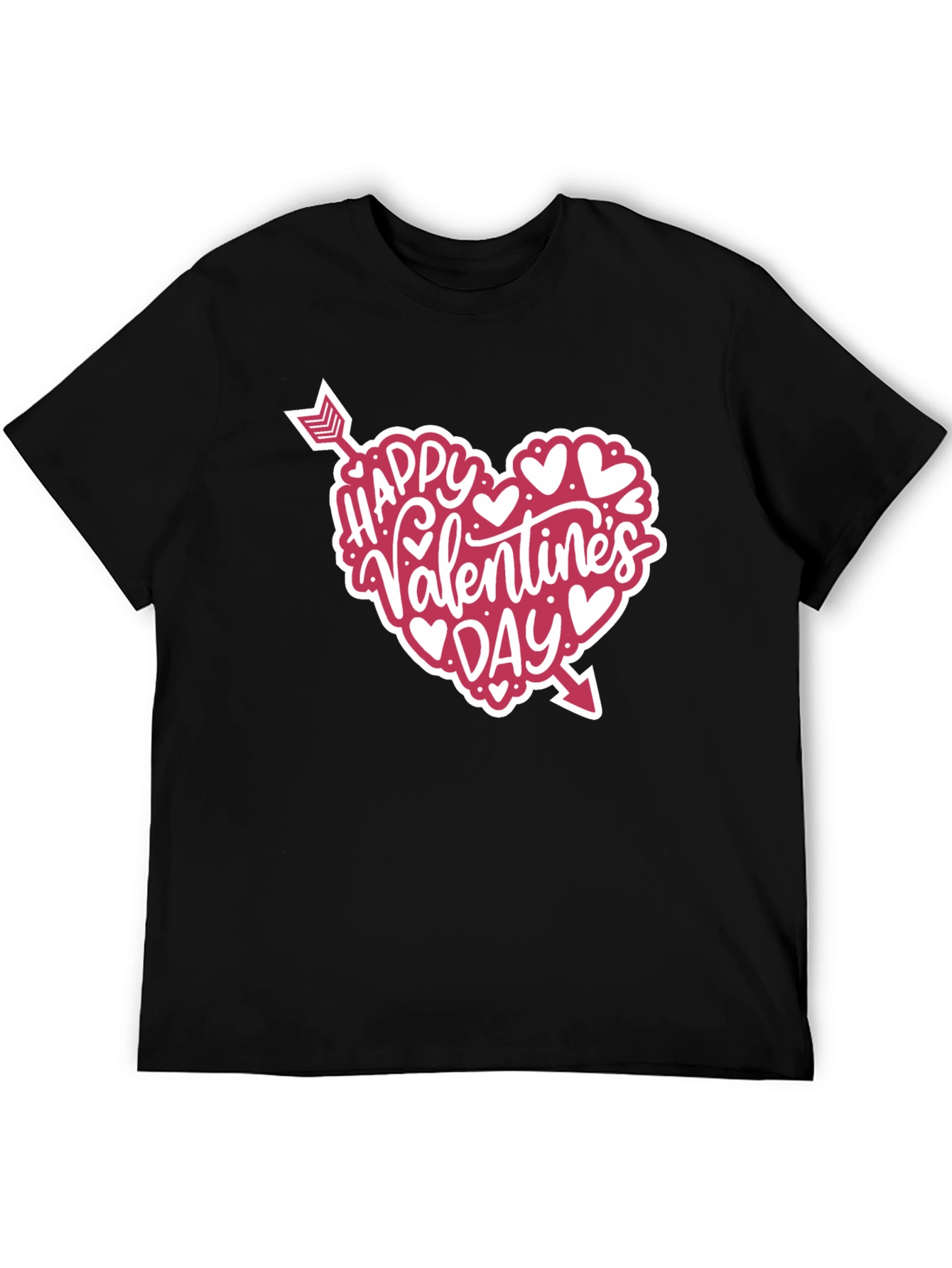 Valentines Day Heart Arrow Graphic Tee