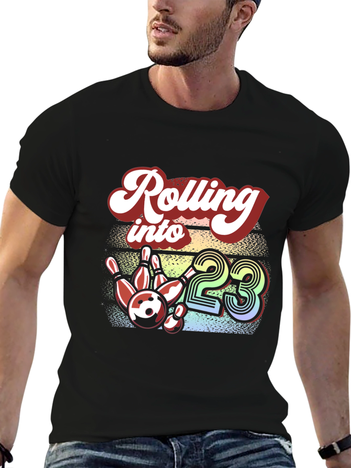 Rolling into 23 Bowling Graphic Tee