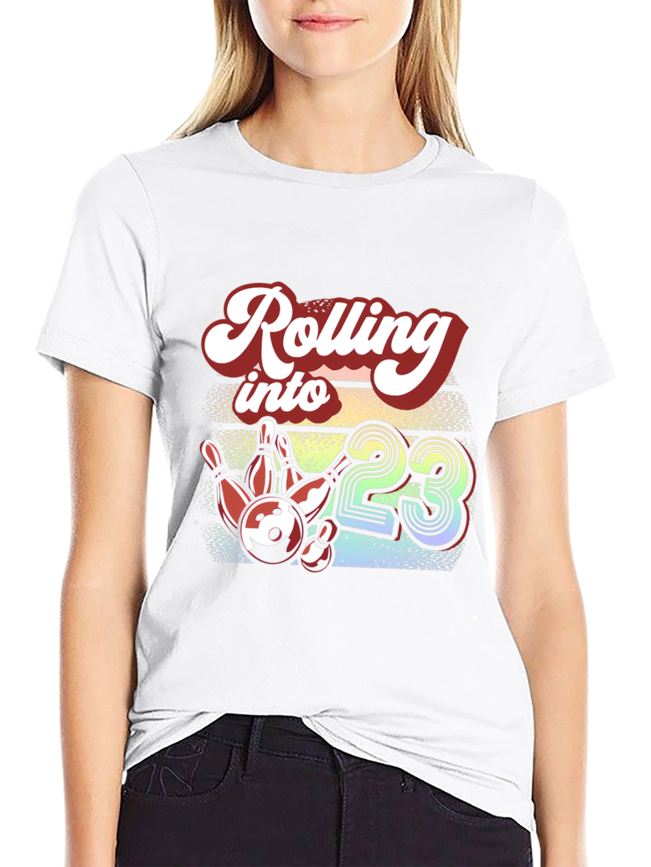Rolling into 23 Bowling Graphic Tee