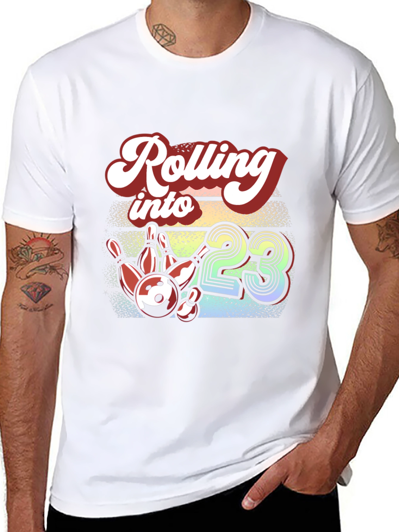 Rolling into 23 Bowling Graphic Tee