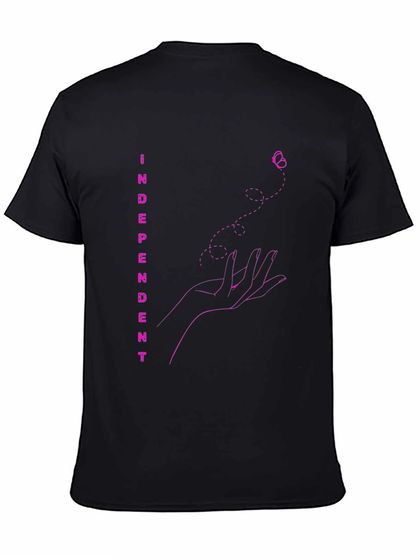 Butterfly Freedom Black T-Shirt