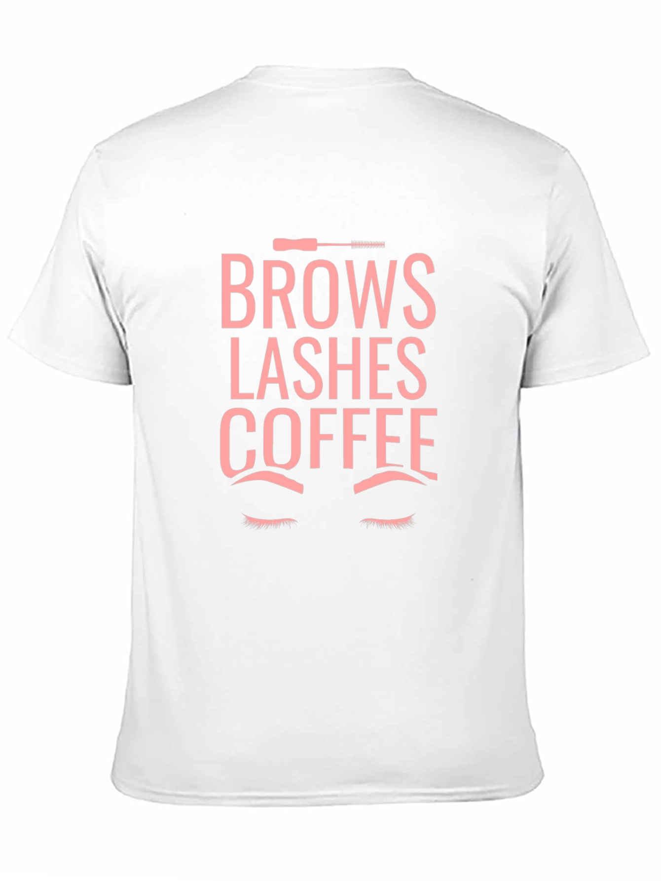 Brows Lashes Coffee Graphic Tee
