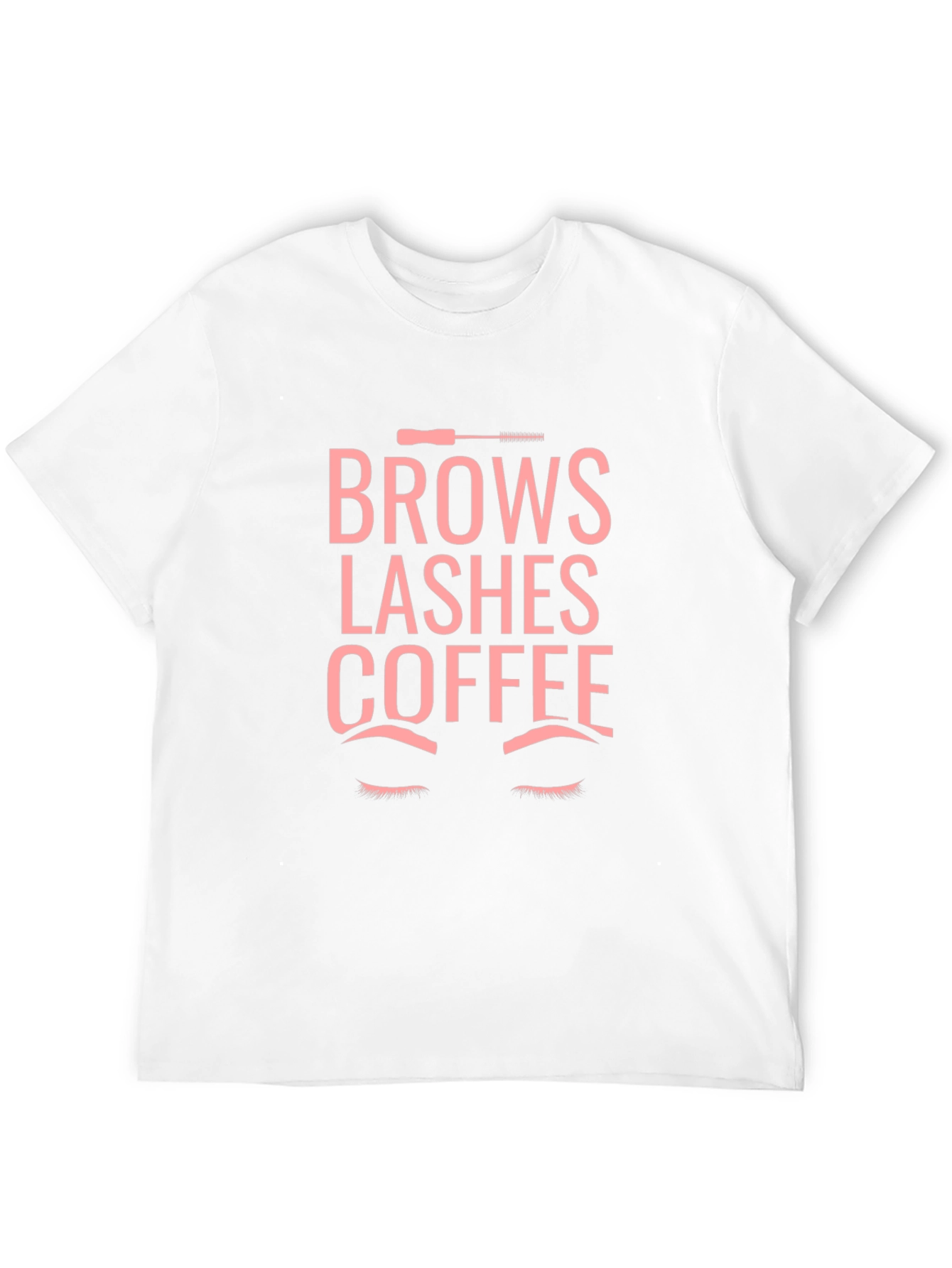 Brows Lashes Coffee Graphic Tee