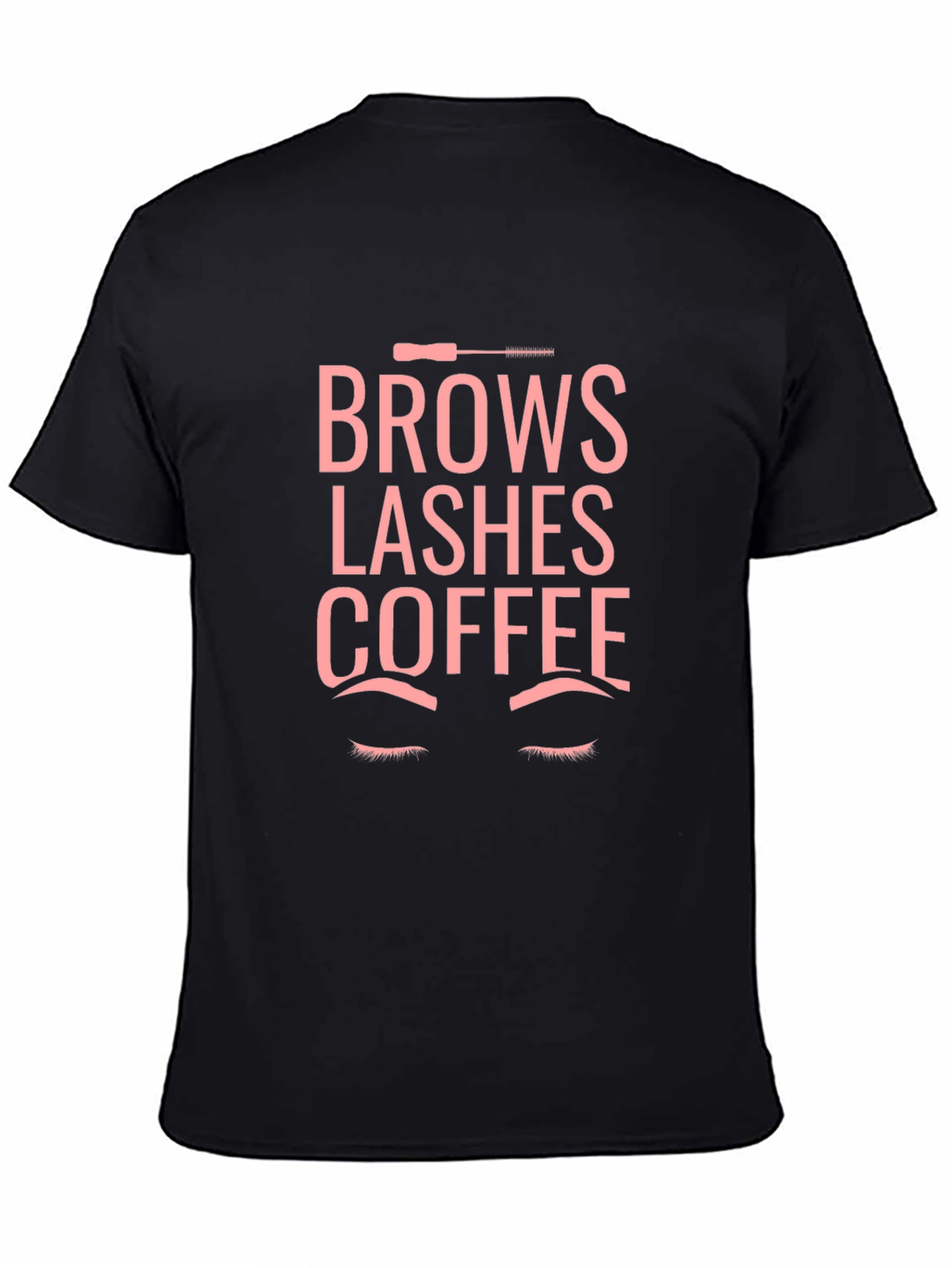 Brows Lashes Coffee Graphic Tee