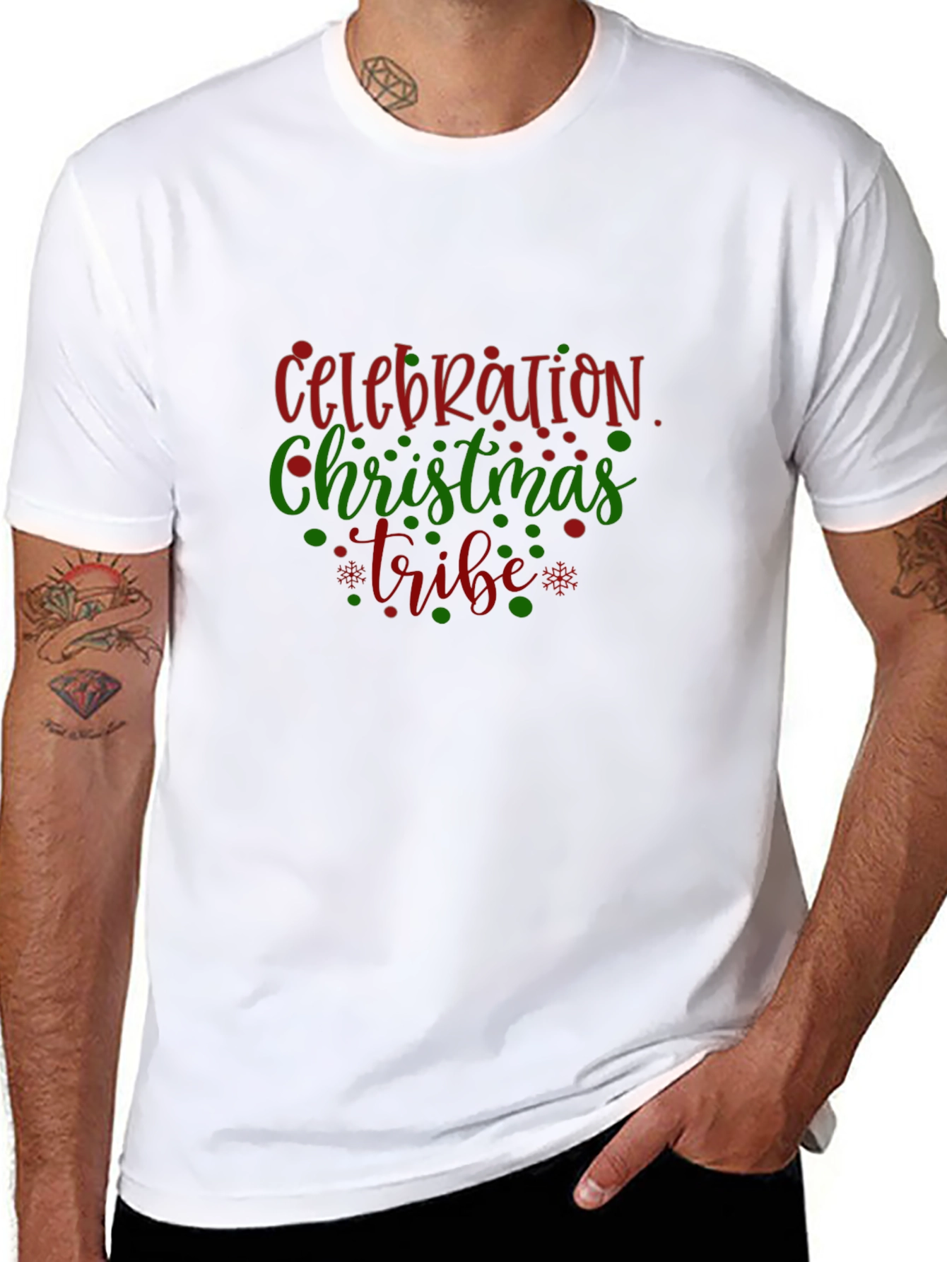 Celebration Christmas Tribe Graphic T-Shirt