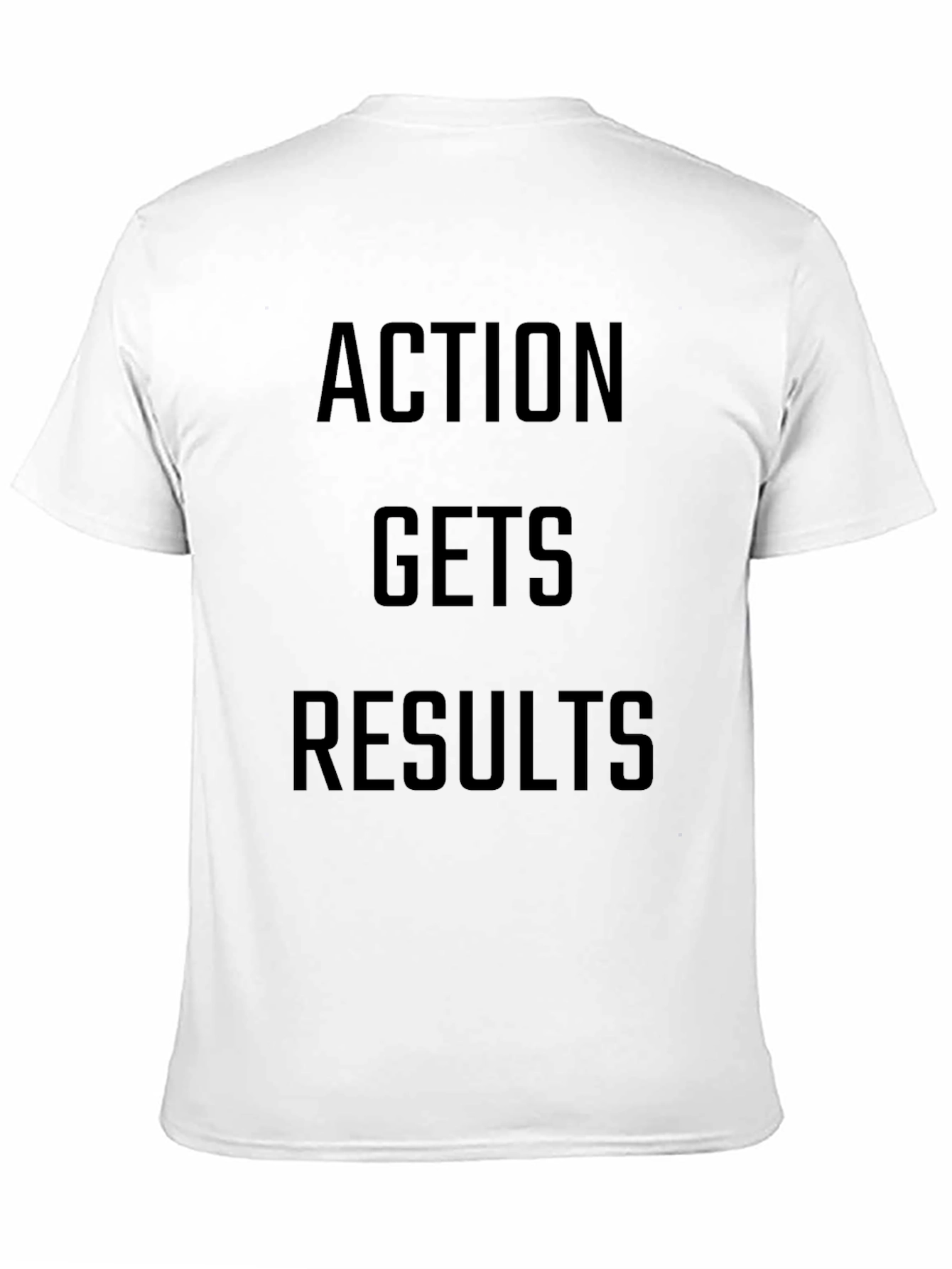 Action Gets Results Black T-Shirt