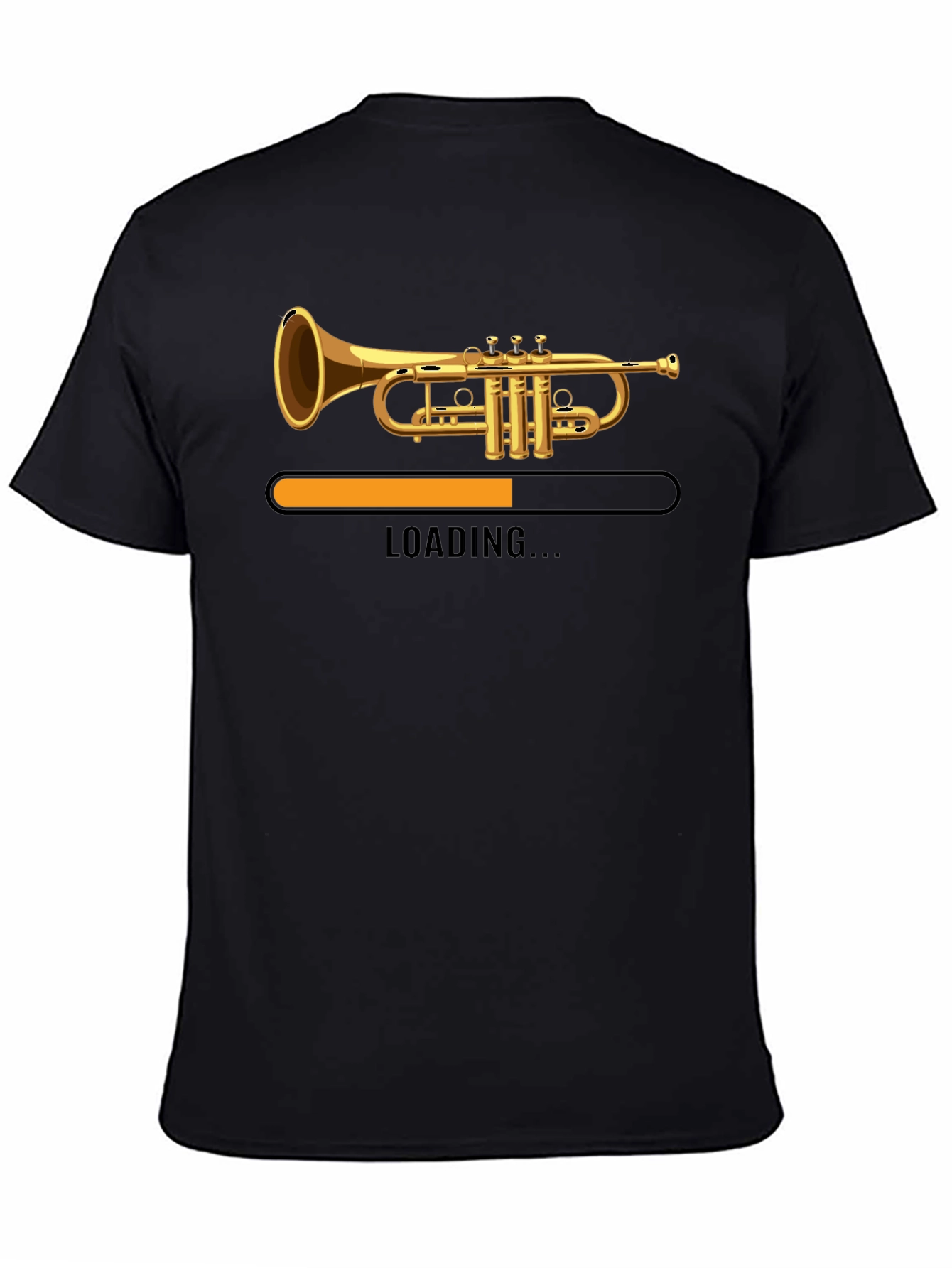 Trumpet Loading Black T-Shirt