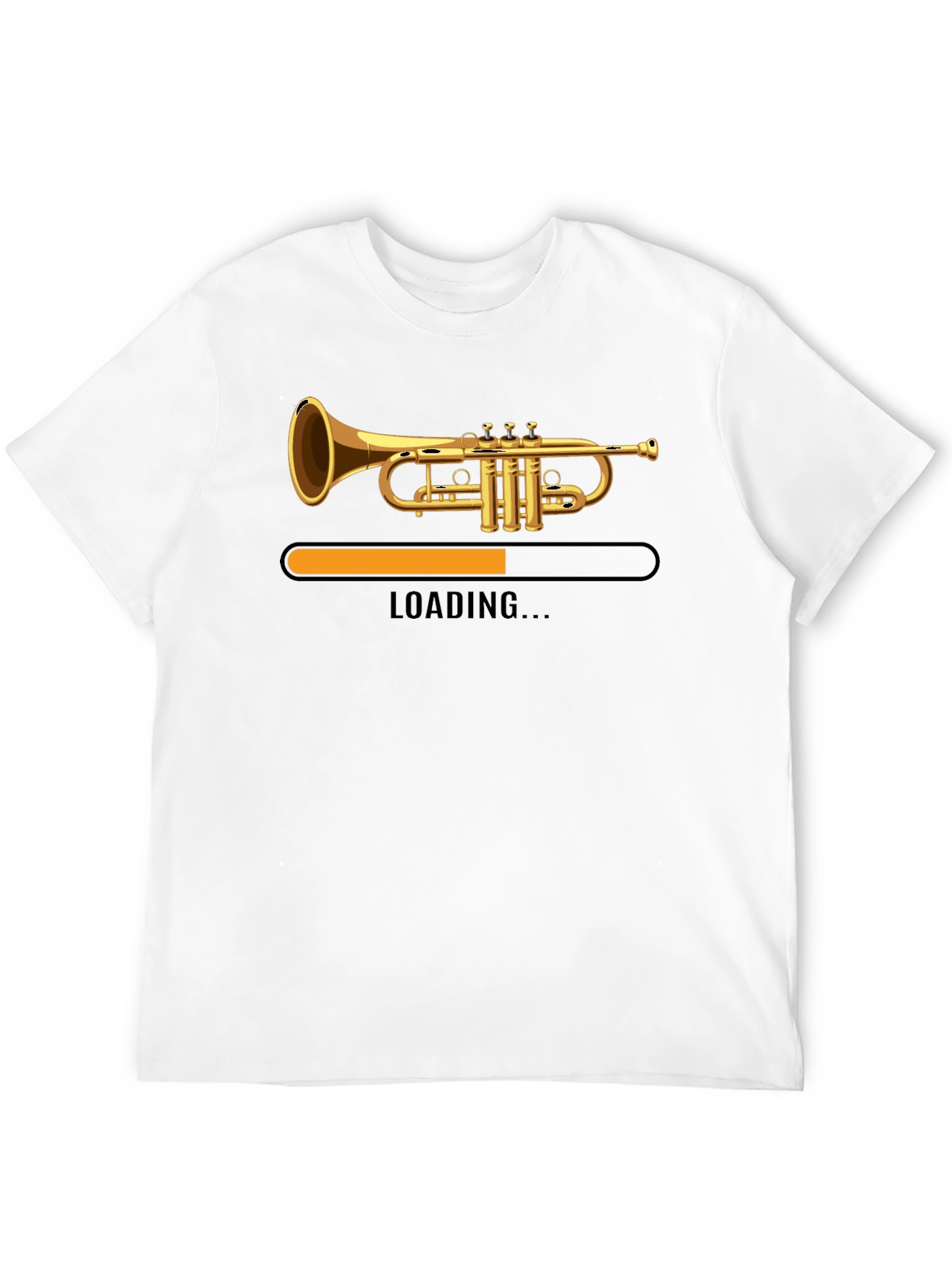 Trumpet Loading Black T-Shirt