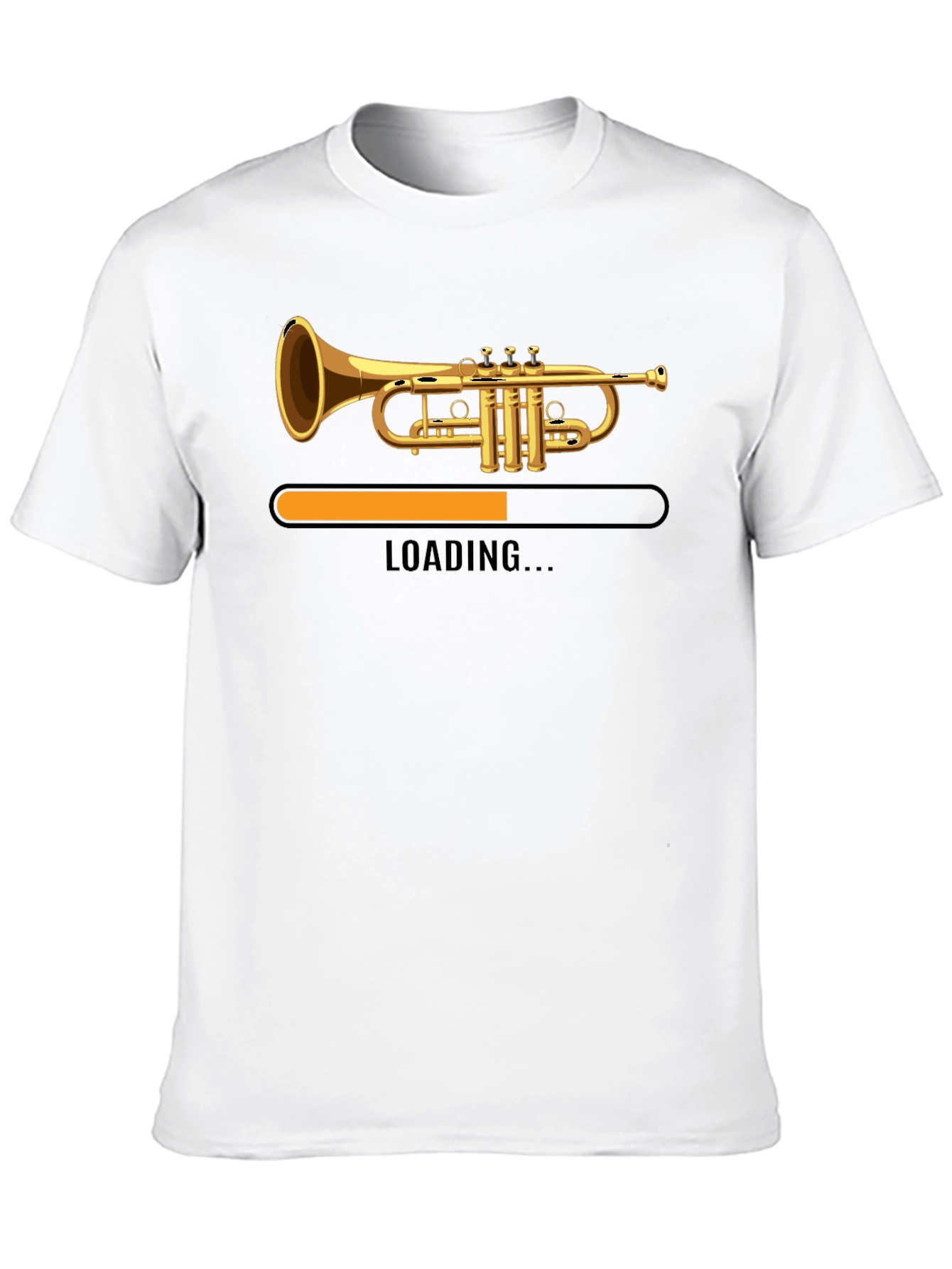 Trumpet Loading Black T-Shirt