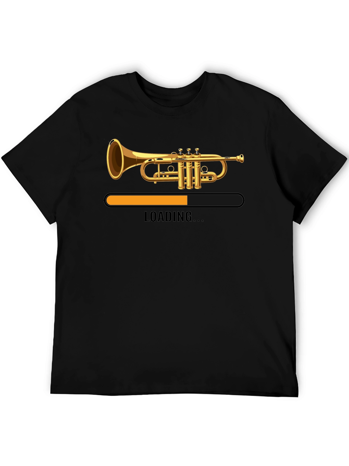 Trumpet Loading Black T-Shirt