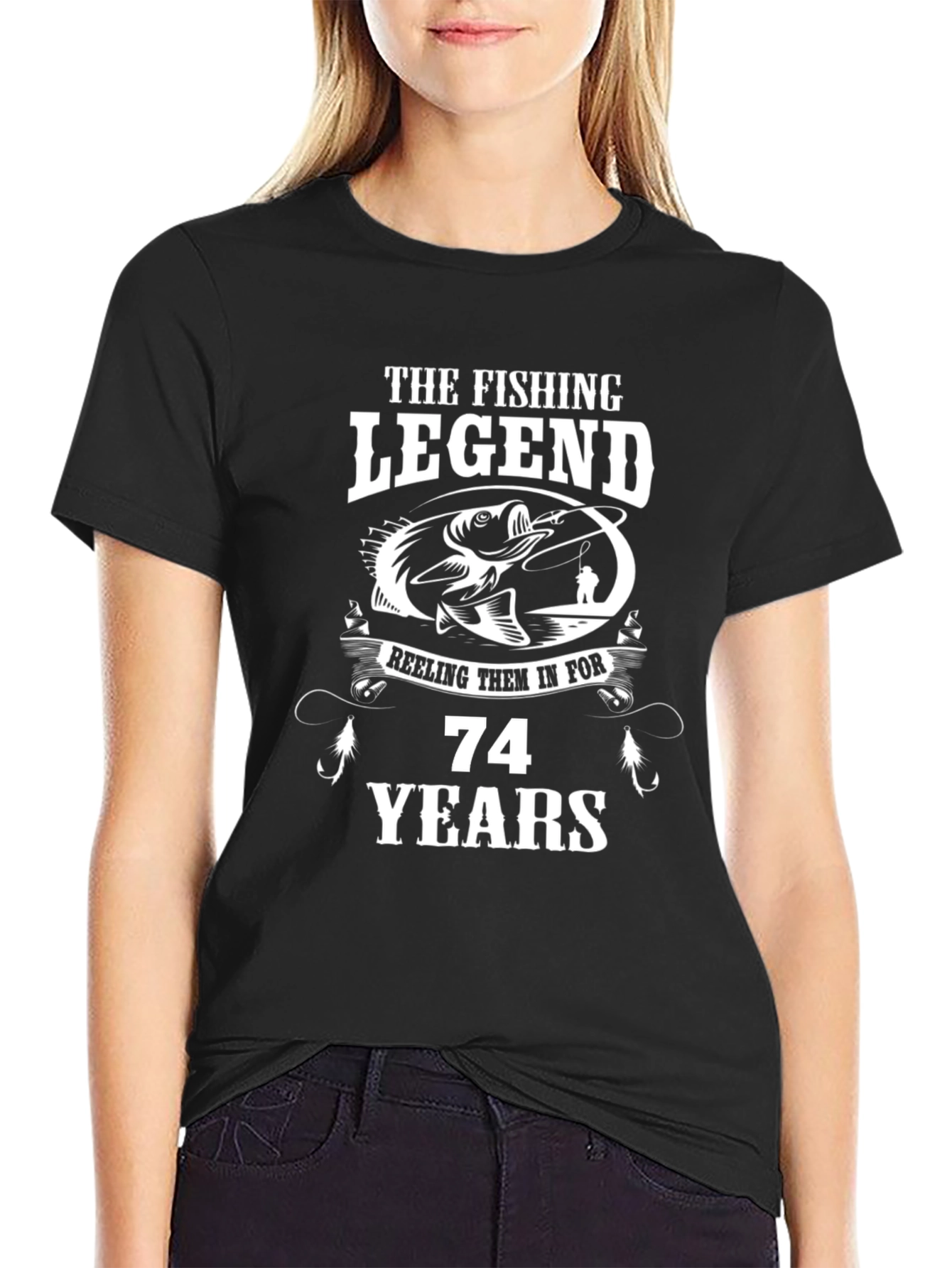 Fishing Legend 74 Years T-Shirt