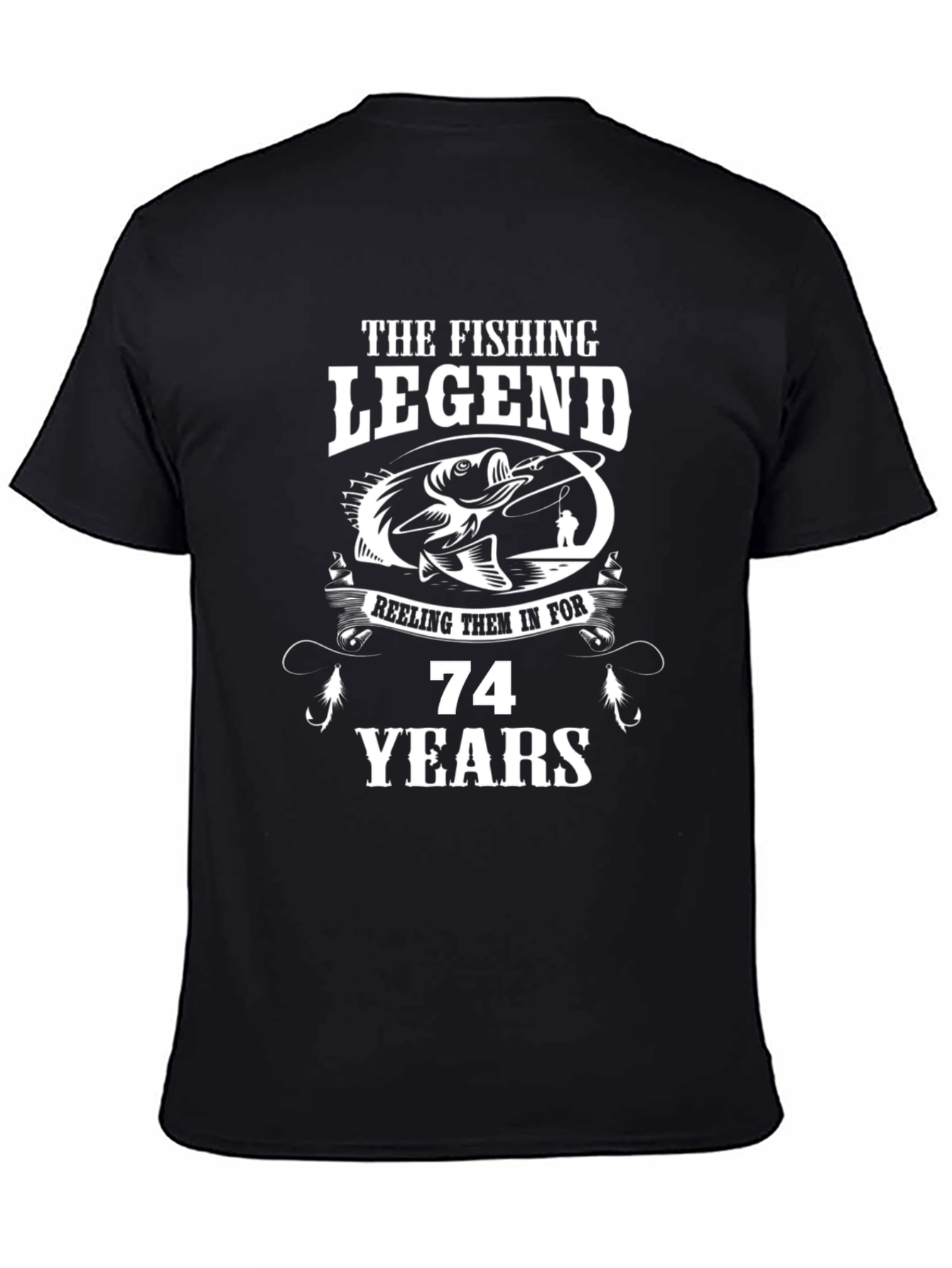 Fishing Legend 74 Years T-Shirt