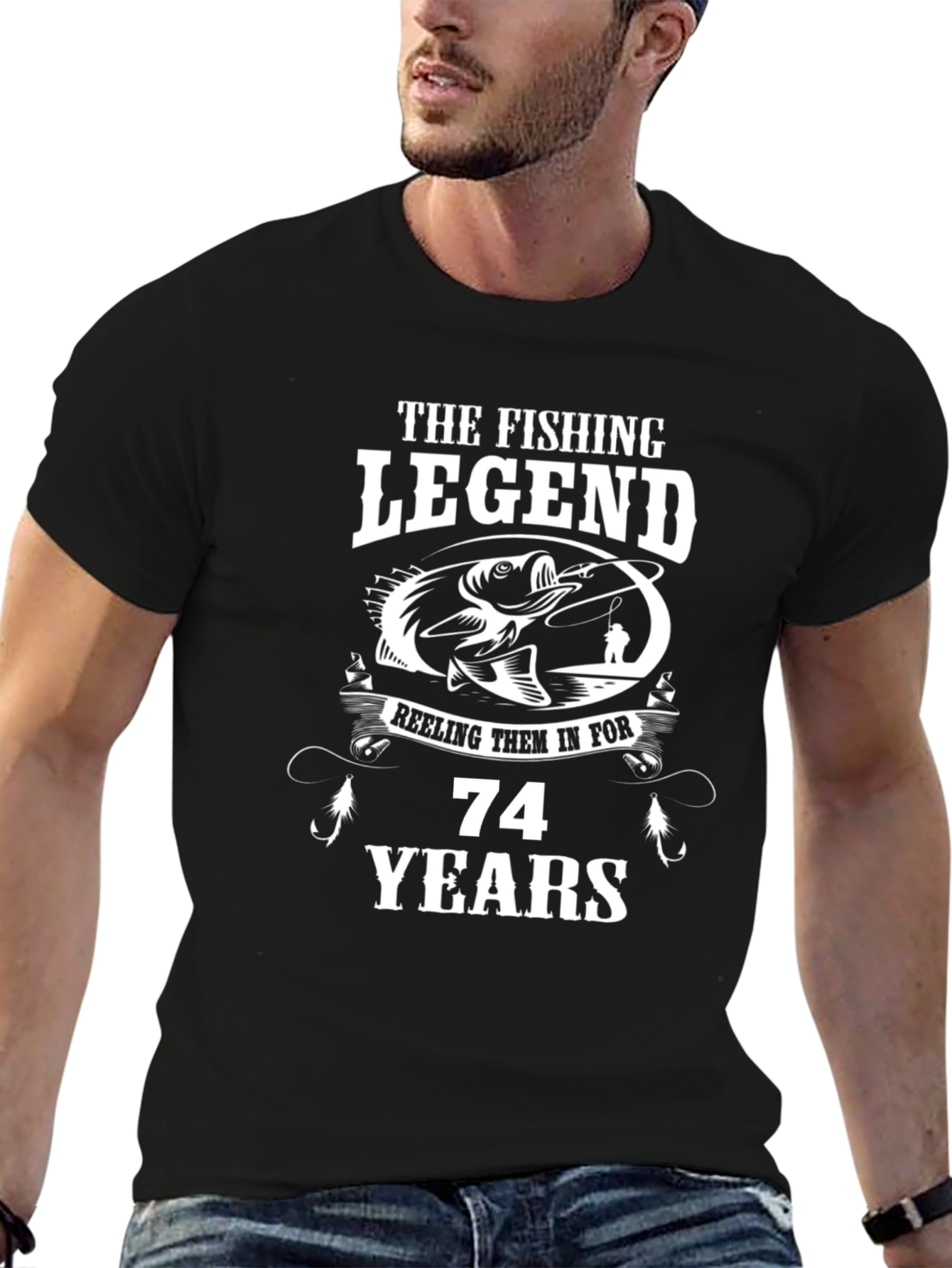Fishing Legend 74 Years T-Shirt