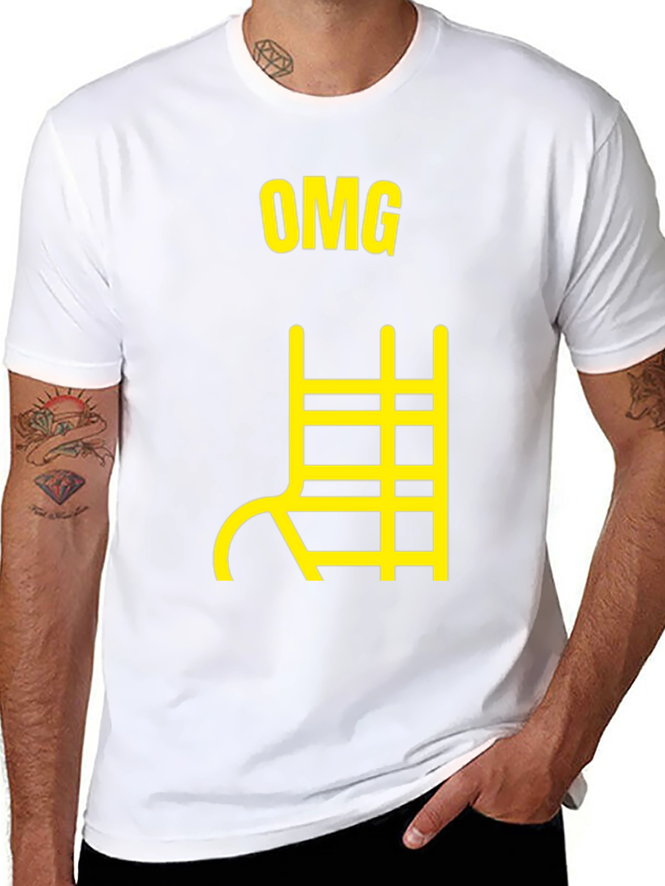 OMG Manual Shift T-Shirt - Funny Car Enthusiast Tee