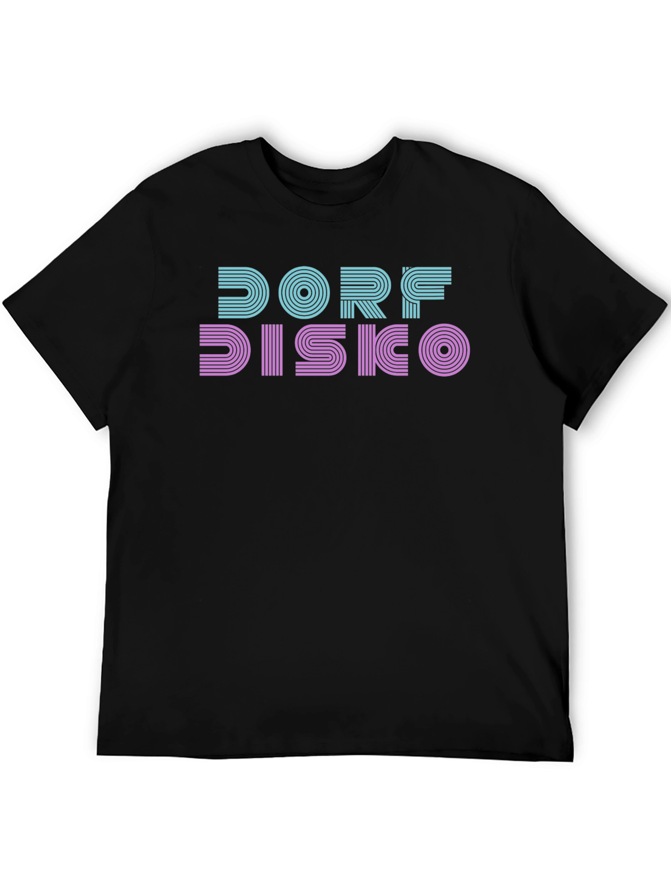 Dorf Disco Graphic Tee - Retro Style