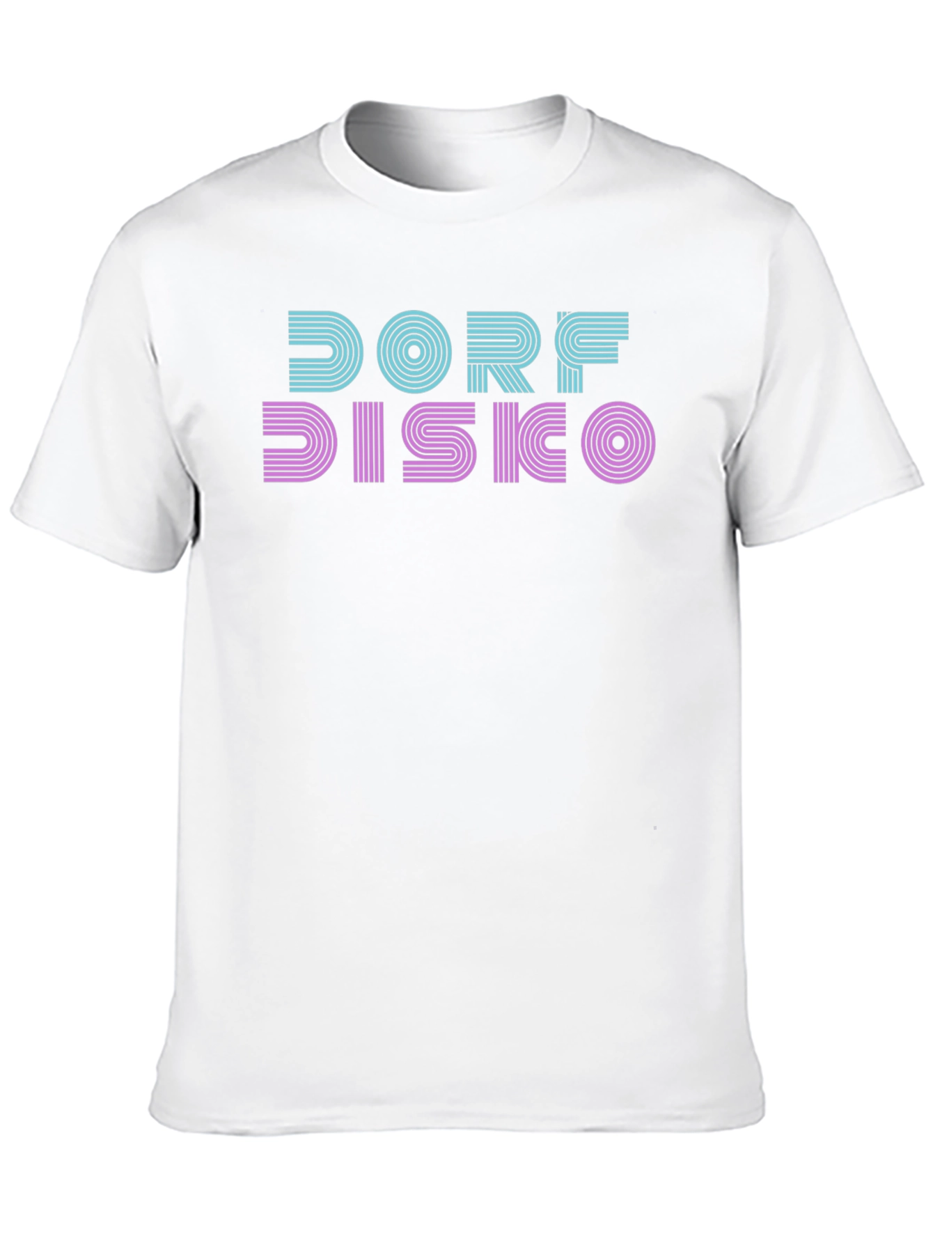 Dorf Disco Graphic Tee - Retro Style