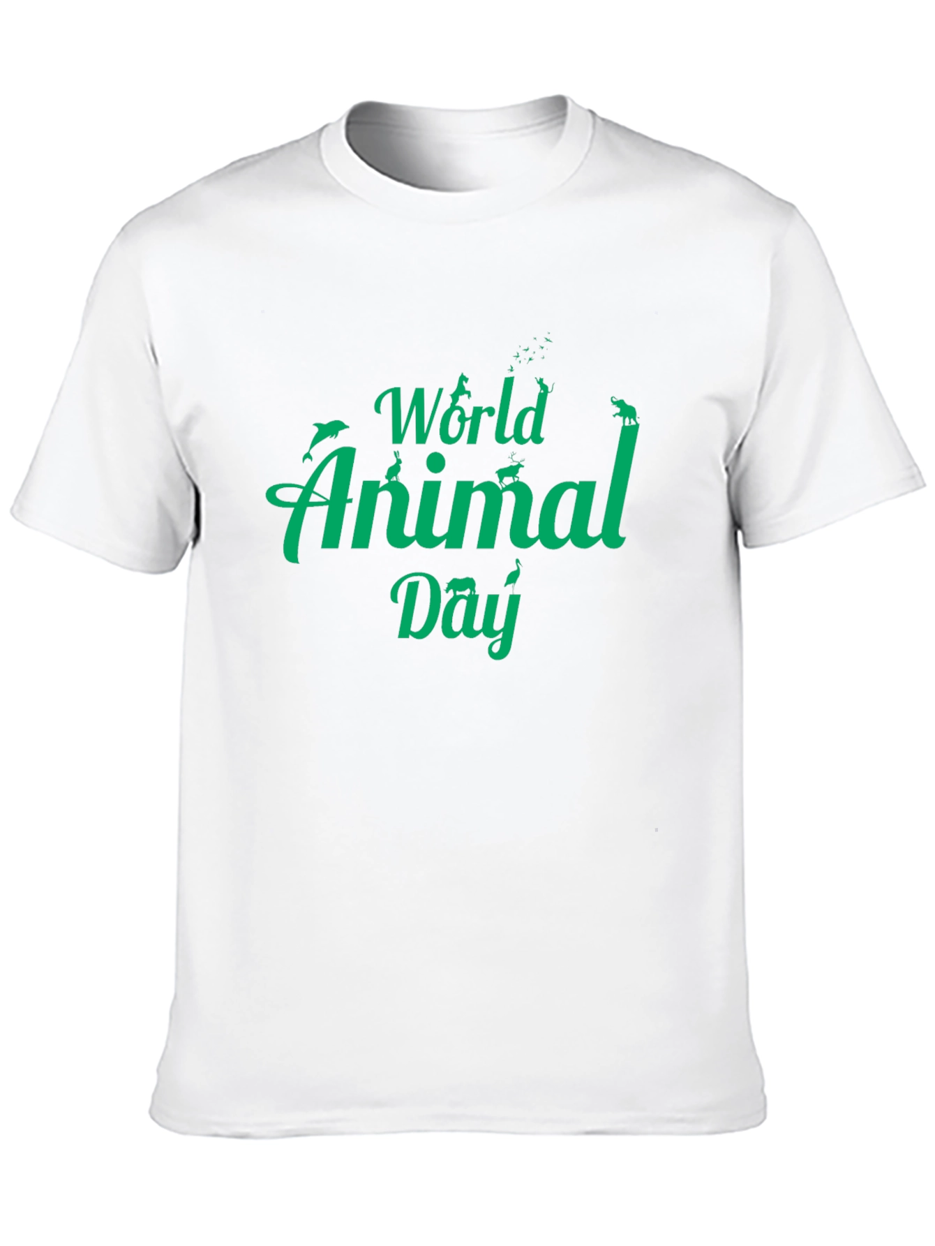 World Animal Day T-Shirt - Black