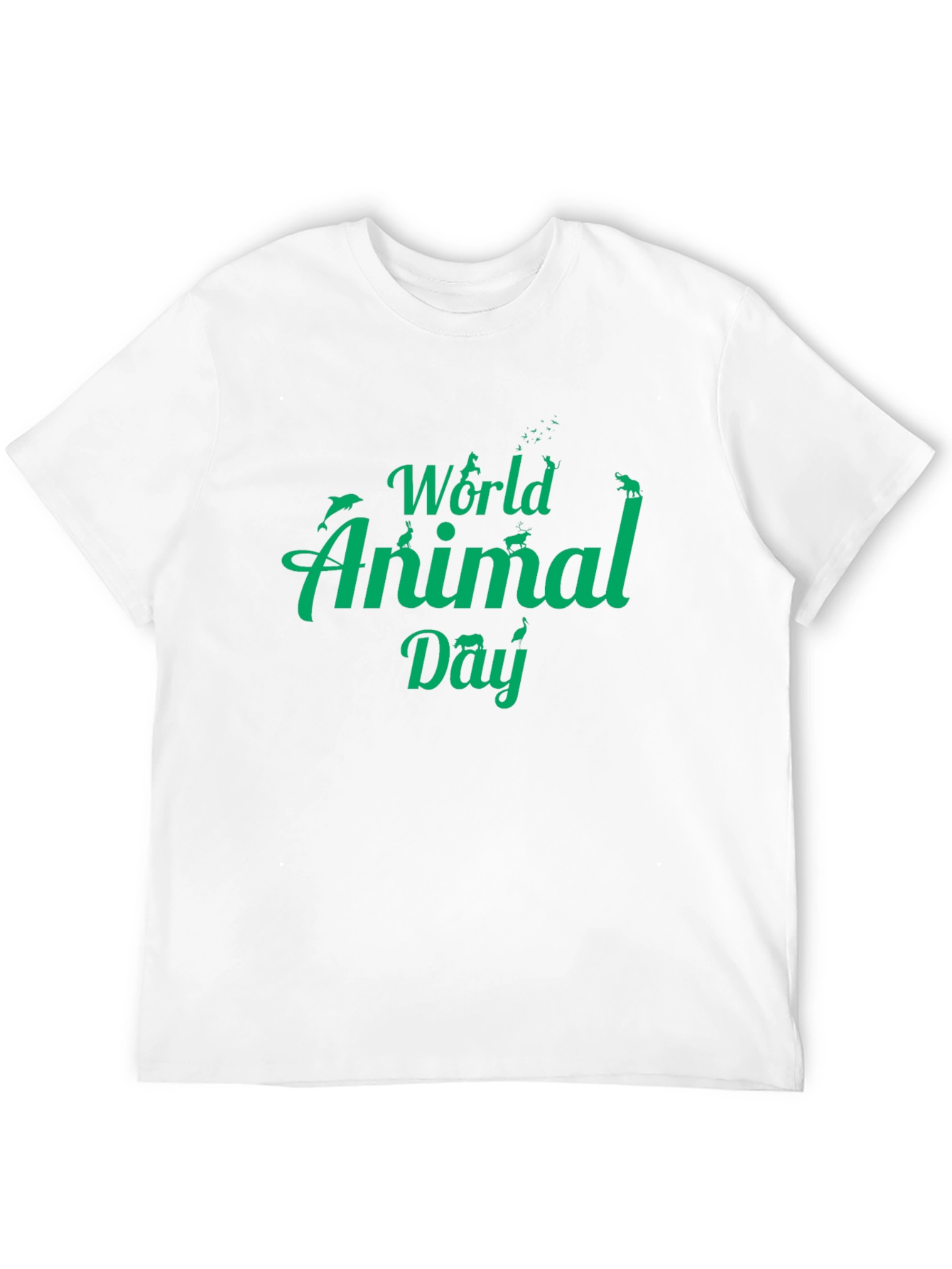 World Animal Day T-Shirt - Black