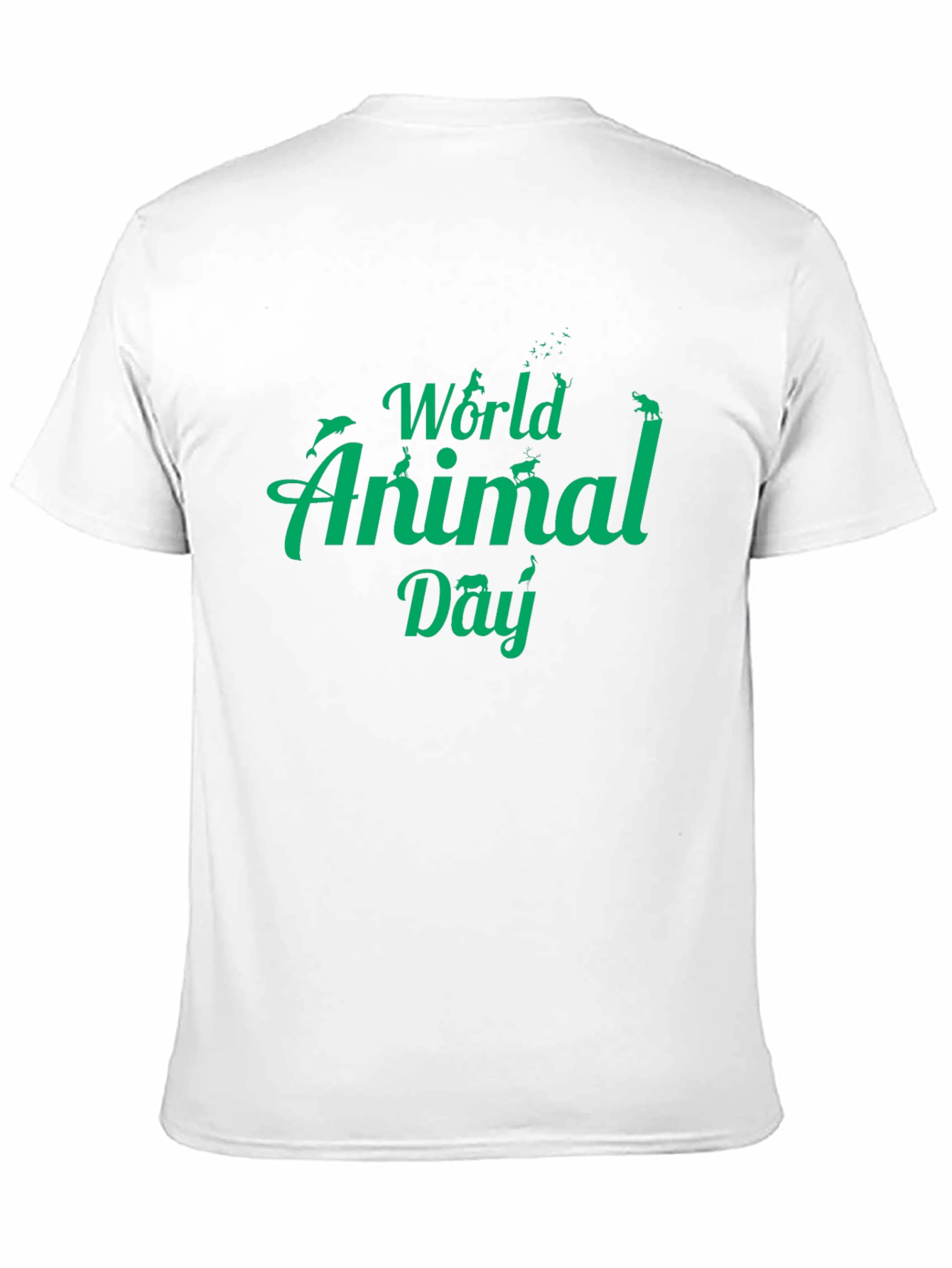 World Animal Day T-Shirt - Black