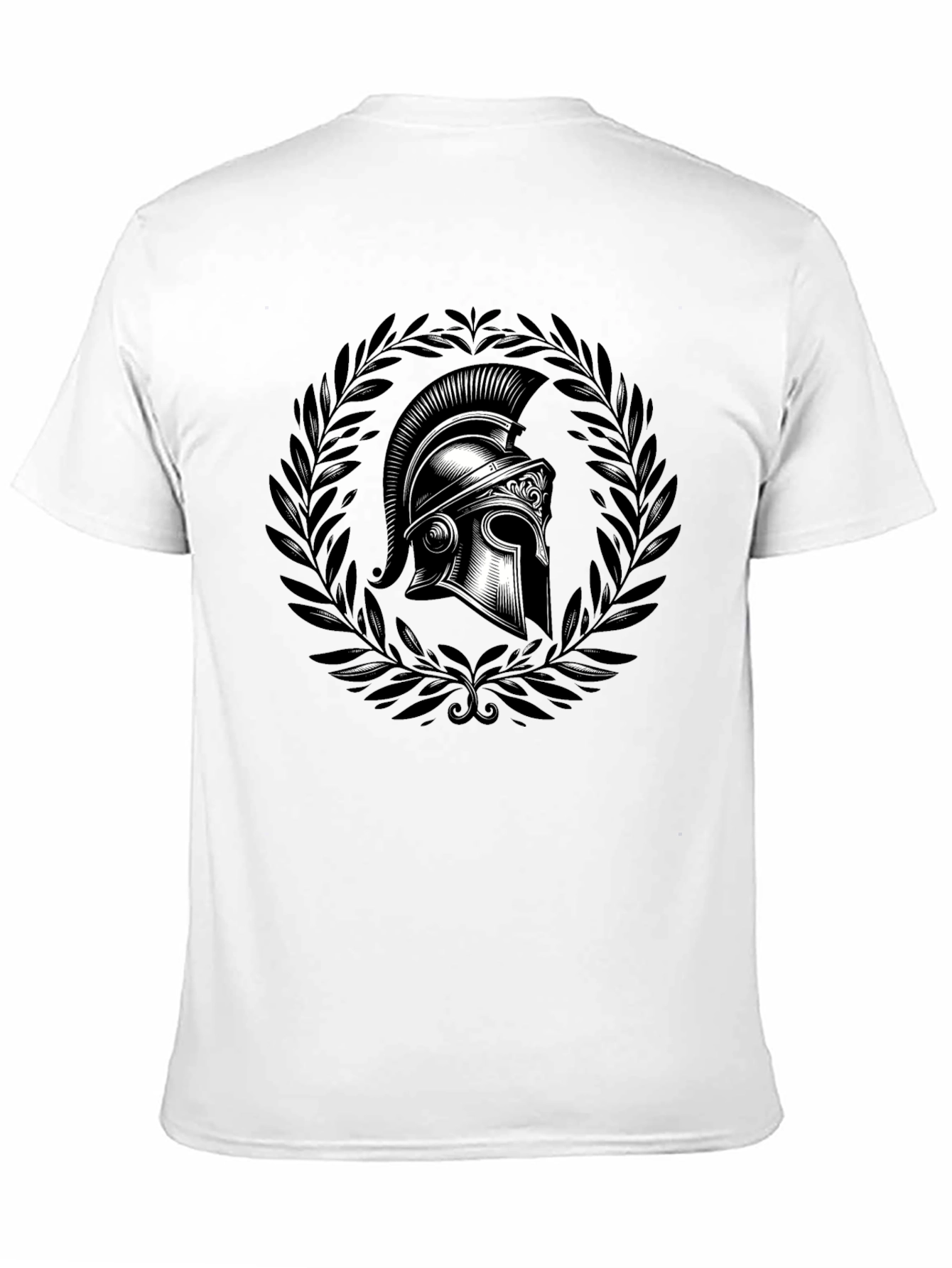 Spartan Helmet Graphic Tee - Black