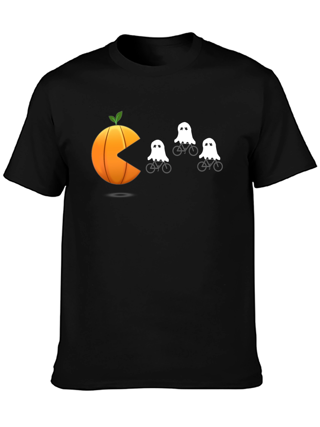 Halloween Ghost Bike T-Shirt