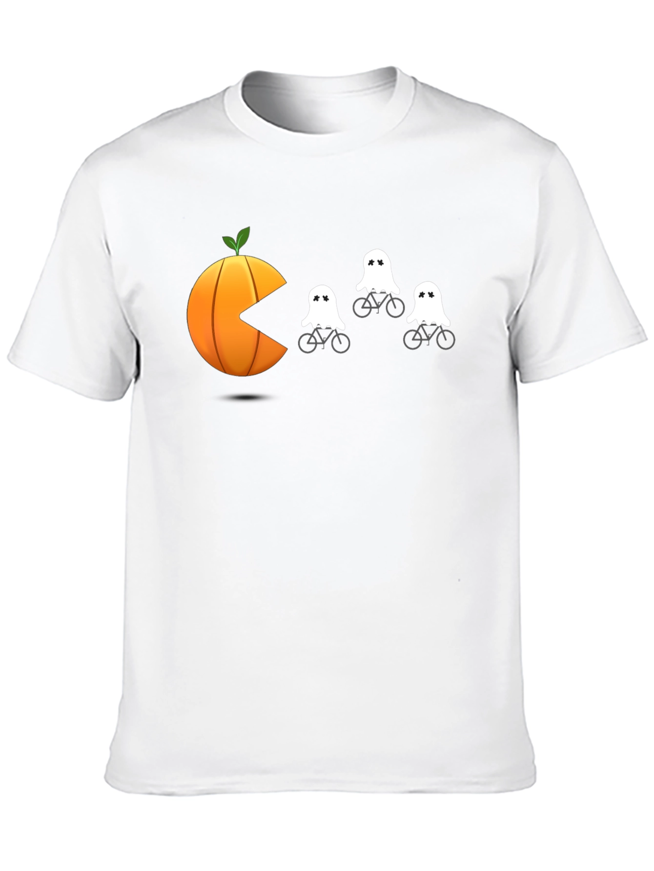 Halloween Ghost Bike T-Shirt