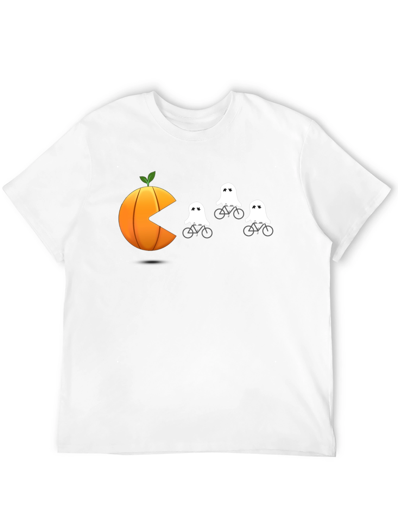 Halloween Ghost Bike T-Shirt