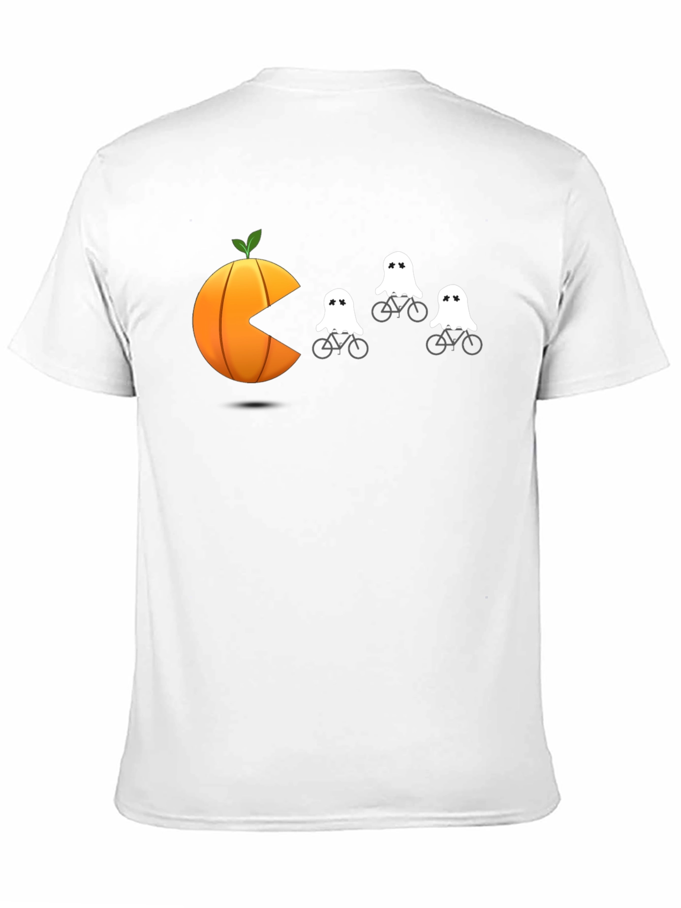 Halloween Ghost Bike T-Shirt