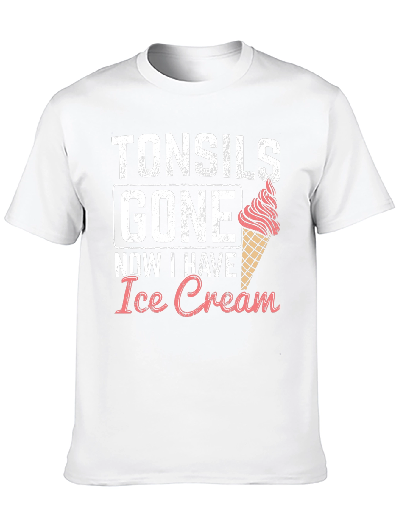 Tonsils Gone Ice Cream T-Shirt