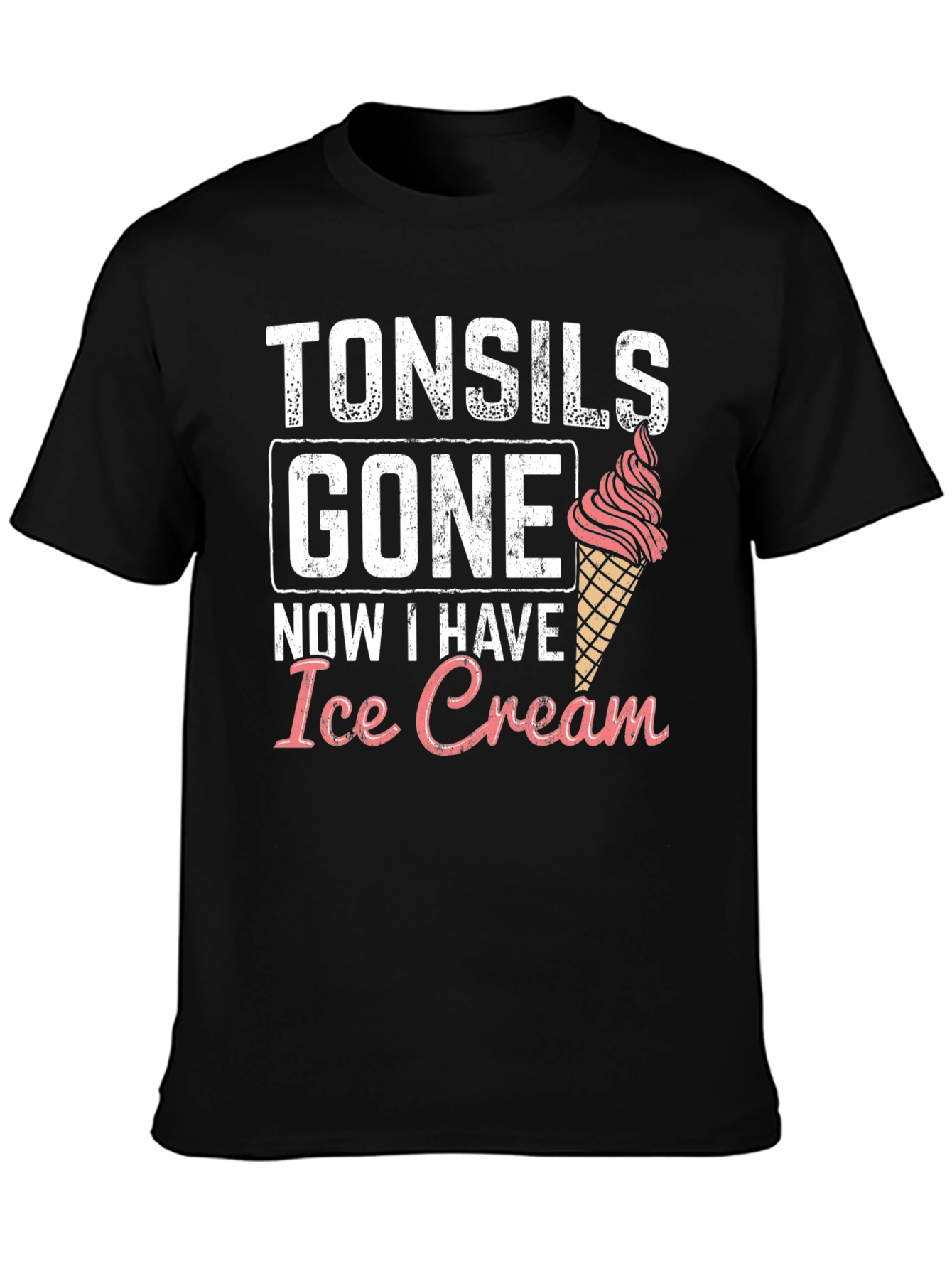 Tonsils Gone Ice Cream T-Shirt