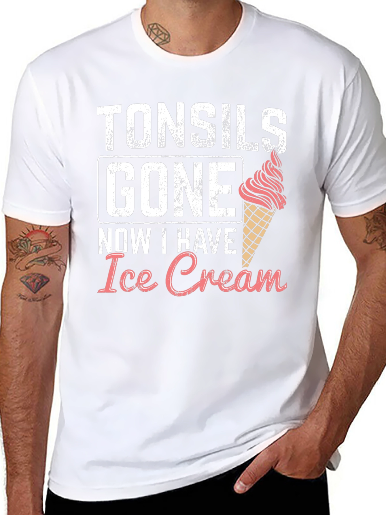 Tonsils Gone Ice Cream T-Shirt