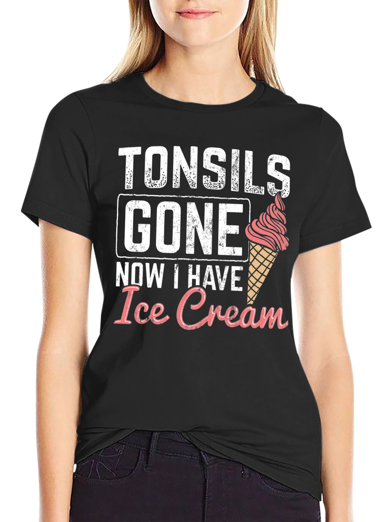 Tonsils Gone Ice Cream T-Shirt