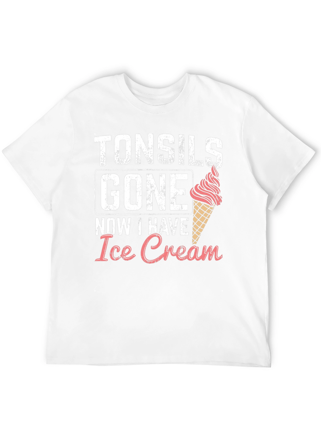 Tonsils Gone Ice Cream T-Shirt