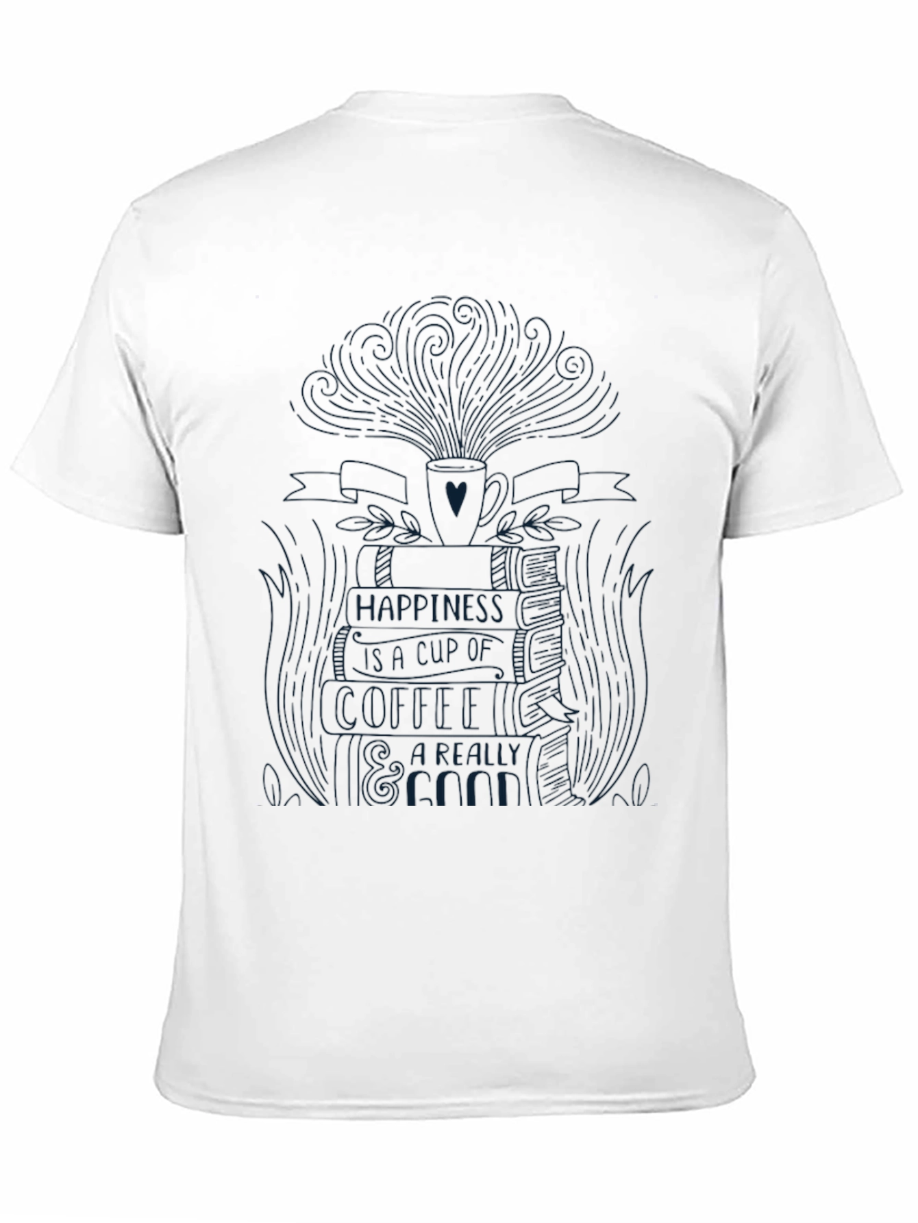 Black Graphic Tee: Find Happiness Within T-Shirt
