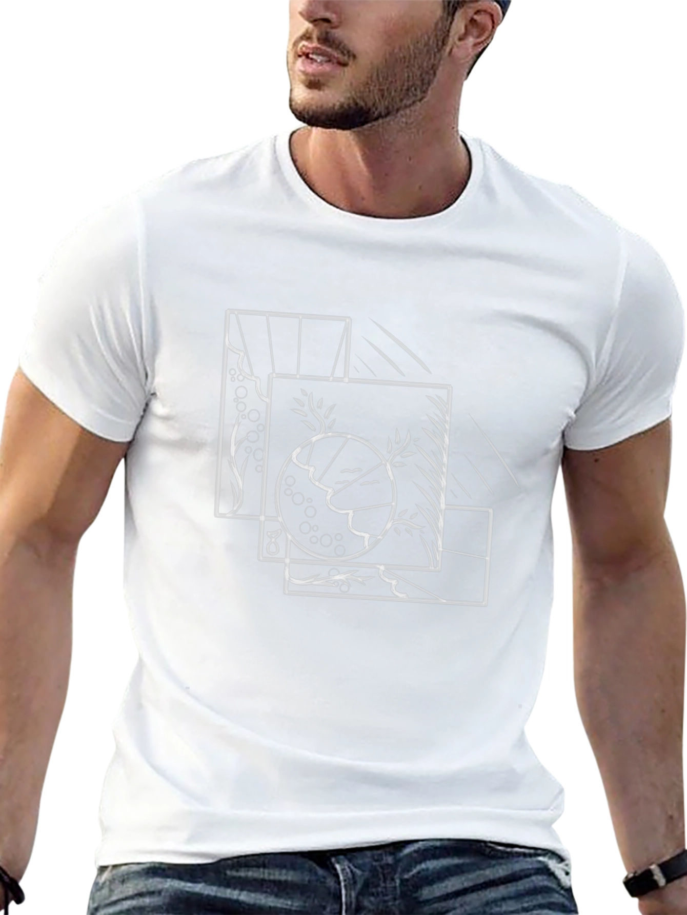 Abstract Geometric Nature T-Shirt