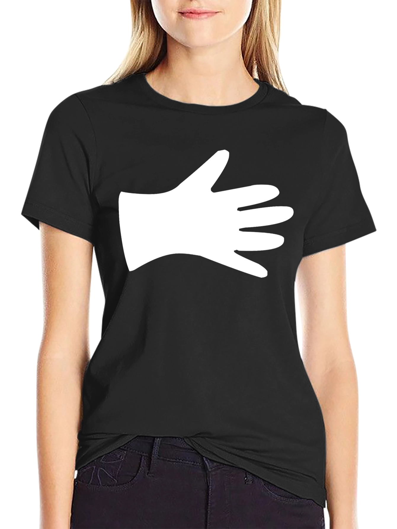 Hand Graphic Black T-Shirt - Stylish & Unique