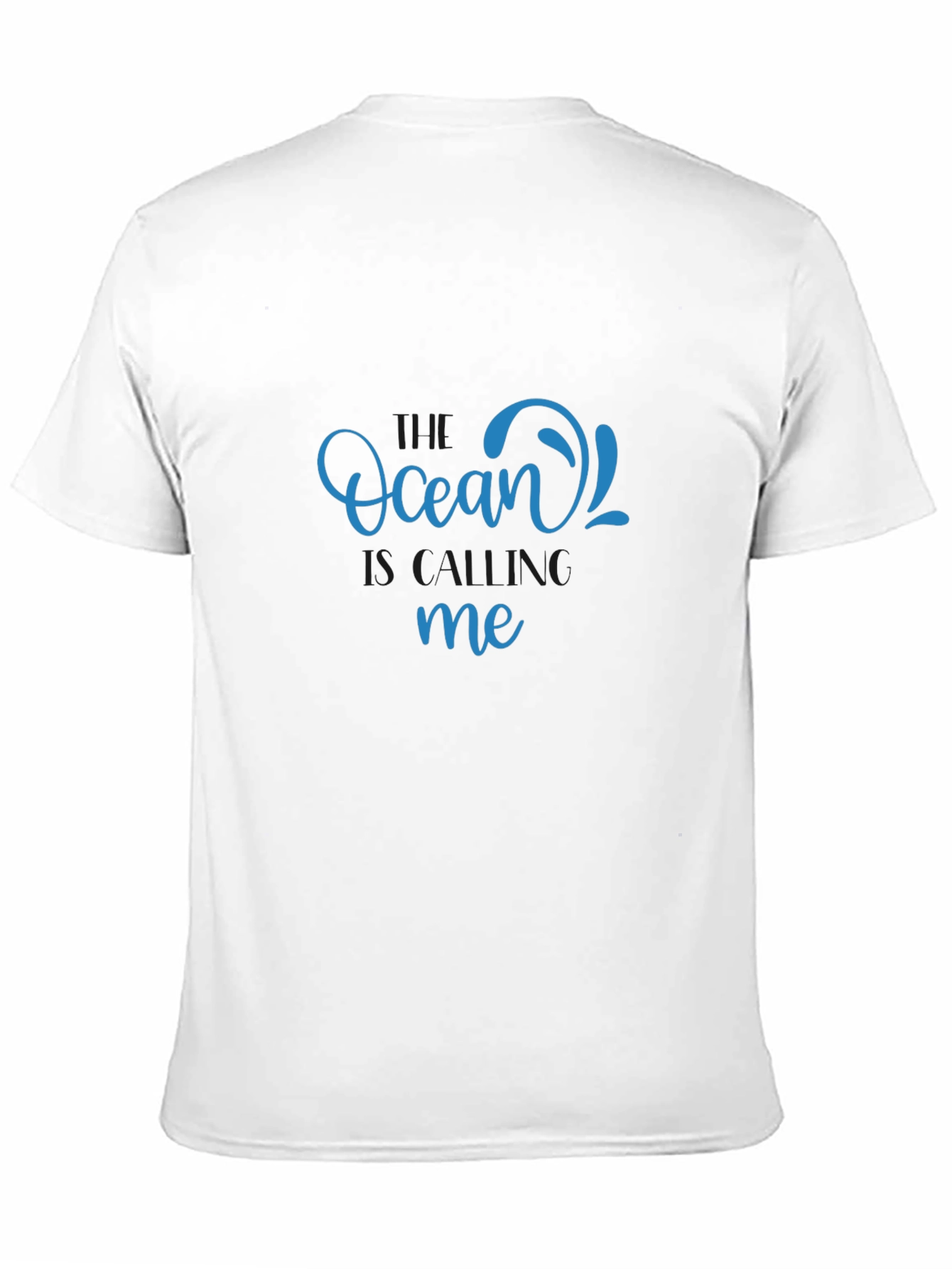 Ocean Calling T-Shirt - Black Relaxed Fit