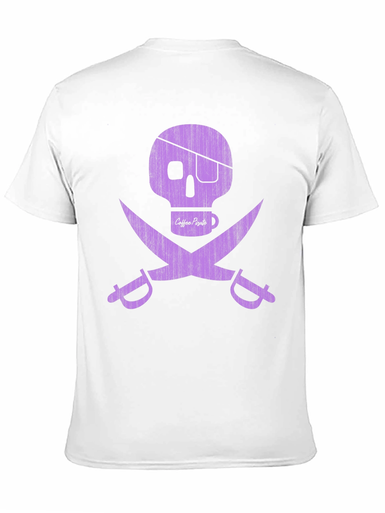 Coffee Pirate Graphic T-Shirt - Skull & Swords
